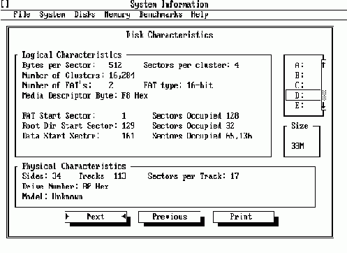  System Information